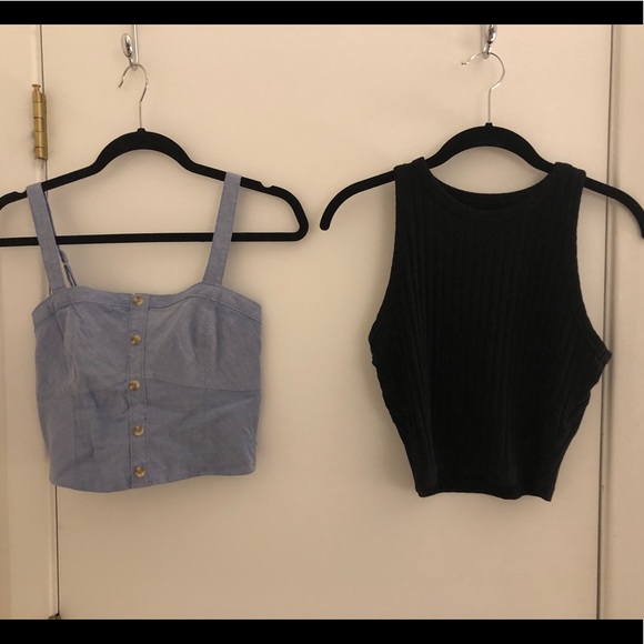 Abercrombie & Fitch Tops - TWO Abercrombie and Fitch crop tops